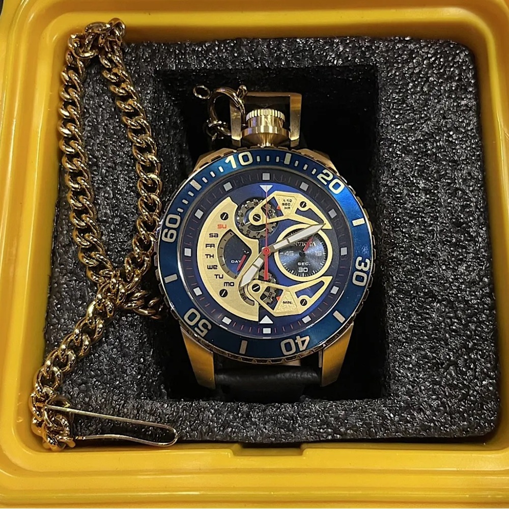 Invicta Pro Diver Convertible Swiss Rhonda 8040.N Caliber Pocket & Wrist Watch